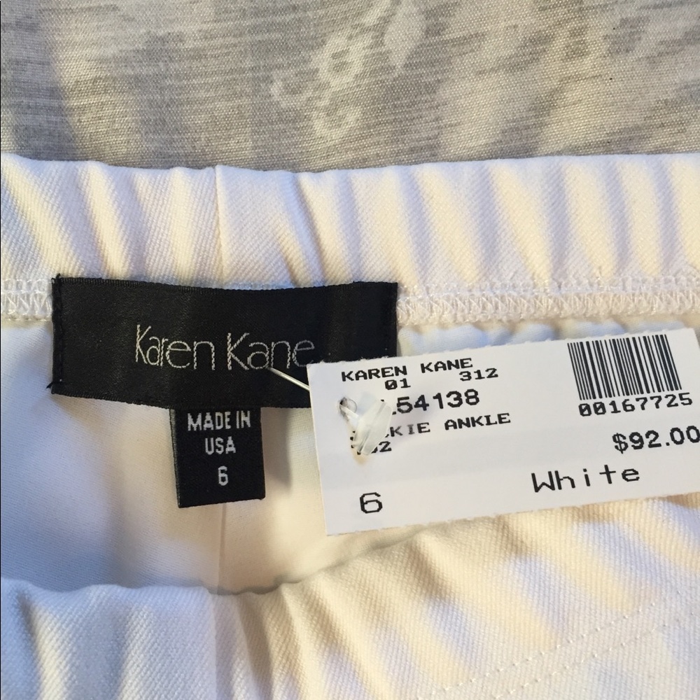Karen Kane white pants new - Picture 6 of 6